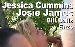 Edge Interactive Publishing: Josie James和jessica Cummins & Enzo & Bill Balls bbgg suck pinkeye gmnt-pe04-05