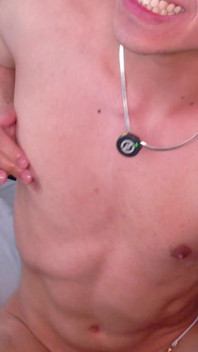 Rubbing My Nipples with Saliva
