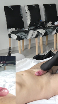 Svart Zentai inneslutning 2 sprut