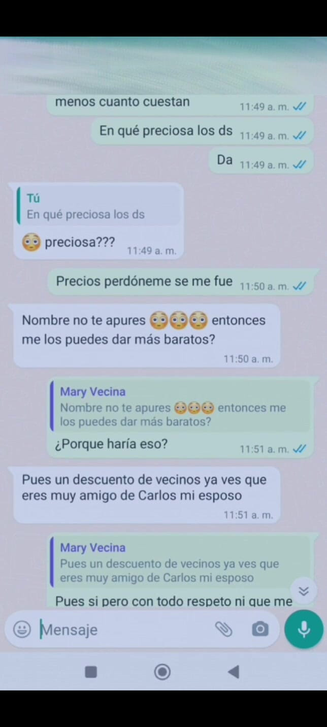 Mexicasero: 太太玛丽变得非常饥渴，给我发了她连裤袜的照片
