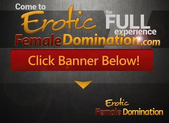Erotic Female Domination: Brunette chick plays with guy's pecker