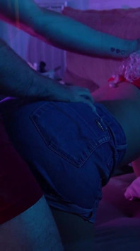Doggystyle Grinding Her Big Ass in Jeans