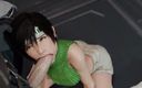 Velvixian 3D: Yuffie Kisaragi удовлетворяет, обожает член Shinra