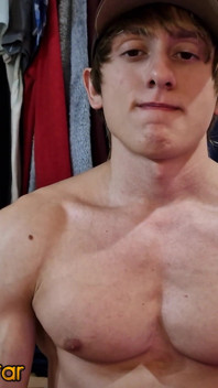 Muscles and Hairy Cock!