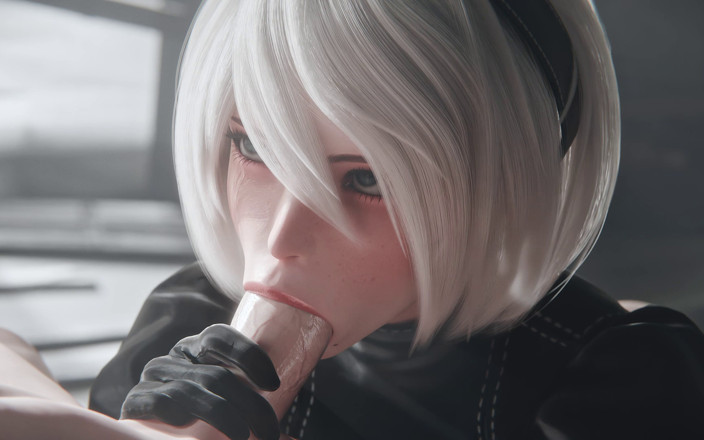 Orlikx: 2b nier automata sakso ve kasaba kovboy kız sikişi - kremsi...