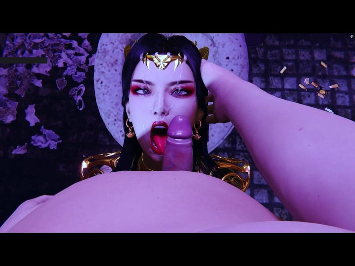 X Hentai: Virtual Goddess vixen: l'incantesimo formosa - animazione 3D Hentai