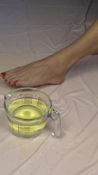 Golden Shower. Foot Fetish and Food Games