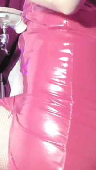 Eva Lattice Rosso Pvc Vinile Dominazione Femminile BDSM Assolo Feticismo Del Piede