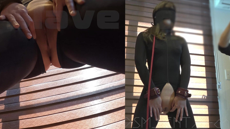 BDSM_HENTAI-ch: Schrittseil-muschi-Nahaufnahme: eine masochistische sklavin gibt ihrem meister einen blowjob. Sperma...