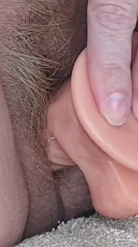 Cum Play with Aunts Hairy Pussy