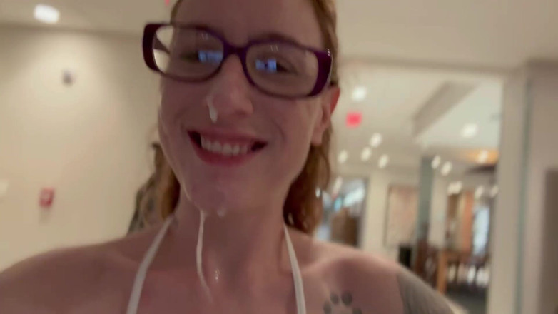 Island Boy Vids: Geh mit Misty Rein auf einen Sperma-walk
