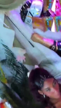 Flavored Lesbian Licking: I Smear Honey on Her Tight Pussy