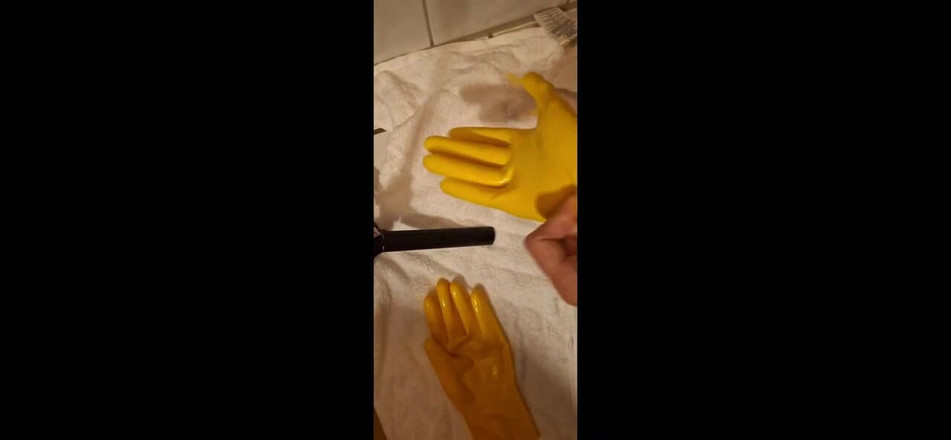 Dreamofevolution: ラテックスグローブ ASMR