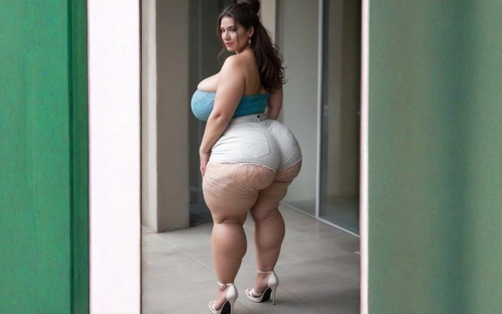 JHXUI: Ai generado gran culo follando