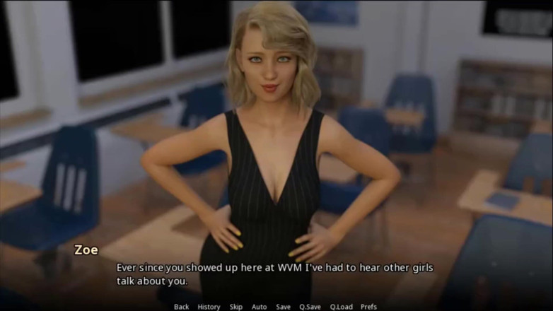 Visual Novels: Wvm stars universiteit deel 97 - harde kontneukpartij blonde teef na de...