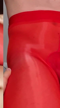Jonge femboy komt klaar door mietje lingerie bodysuit tijdens het berijden van dikke pik cumshot