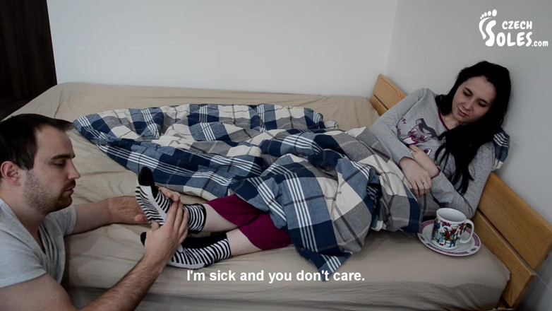Czech Soles - foot fetish content: Mean girlfriend got sick