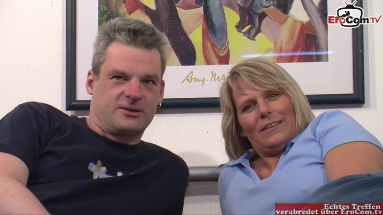 EroCom: Mature German housewife persuades her husband to have a MMF...