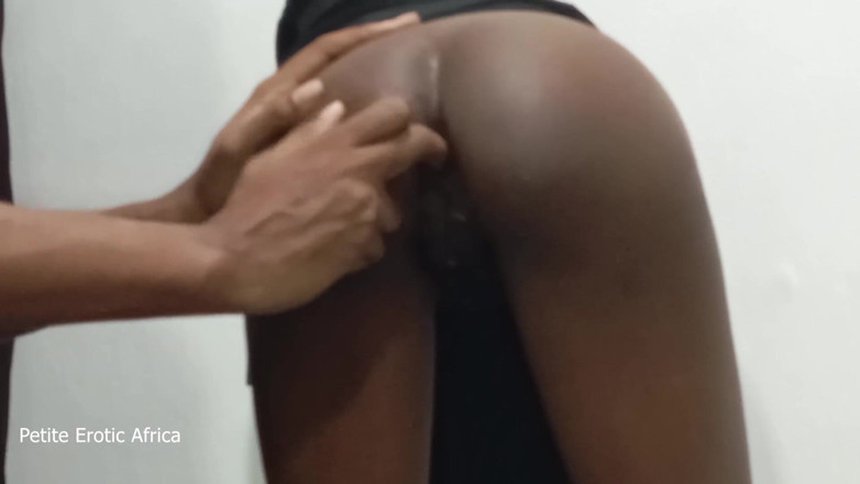Petite Erotic Africa: Fingering Ebony Teen Anal Before Sex