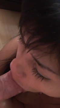 Beautiful and sexy Asian pleases a friend to satisfy his cravings for cock
