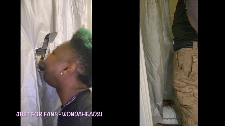 Wondahead21: Sissys erste gloryhole-action!