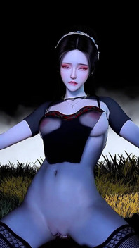 Beauty Glitched Goddess with Big Assets - 3D Animation Hentai