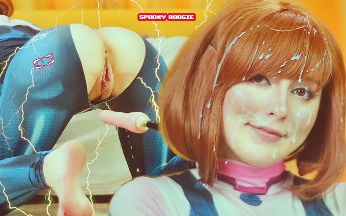 Spooky Boogie: My hero academy: Uravity vs fuck machine