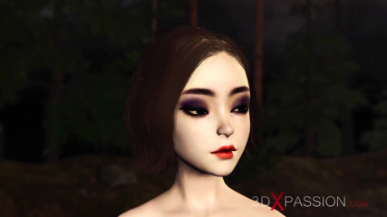 3dxpassion-transgender: Super geile sexy sekretärin hat harten analsex von raubtier Futa