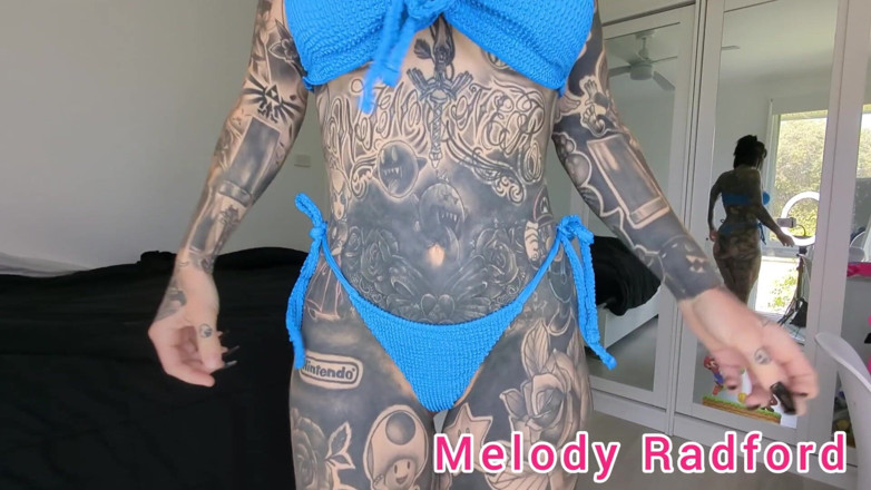Melody Radford: Pembe ve mor iç çamaşırı denemesi melody radford onlyfans