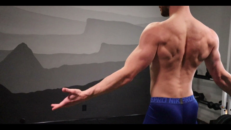 Jay Stroke: Post Workout Strip and Flex and Show off Then Get...