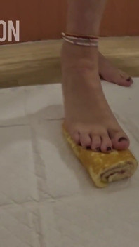 Meinen fuß in den kuchen lutschen