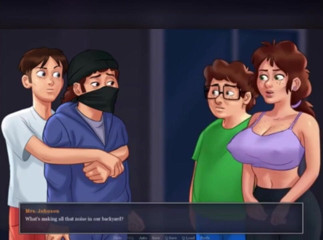 3DXXXTEEN2 Cartoon: Diane décide d'emménager. Dessin animé porno en 3D, sexe