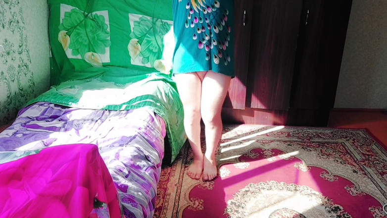 Kitty_Cross: Green Sexy Mini House Dress Shemale Big Butt Crossdresser