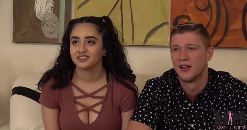 Hussie Auditions: Sofia și Oliver fac sex pentru prima dată pe cameră pentru...