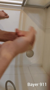 White Skinny Young Boy Morning Jerking