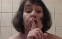 Busty brendaxxx: Sneaky Striptease and Pussy Play in Bathroom!