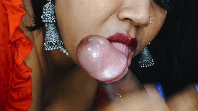 Sexykajalbhabhi: Indyjska żona ssie kutasa i wydala spermę