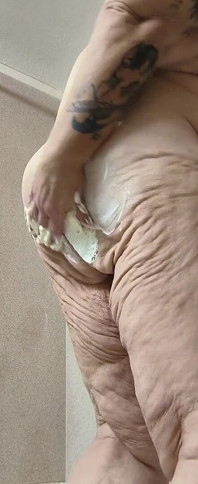 So Many Men Shoot Their Cum on This Whore in the Tub Shes Such a Nasty Slut