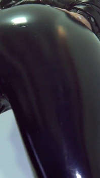 Hot Vinyl Pants Fetish Fuck and Cumshot