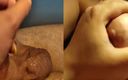 Emma Alex: New Format Close up Video. Touching Perfect Natural Tits While...