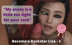 Borzoa: Cowok ini ngentot kontol besarku di depan mataku!! [Jadilah bintang rock...