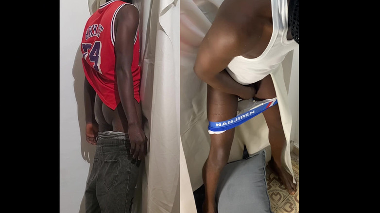 Gloryhole Africa: Gloryhole chupando y siendo follada por Hamza el chico heterosexual...