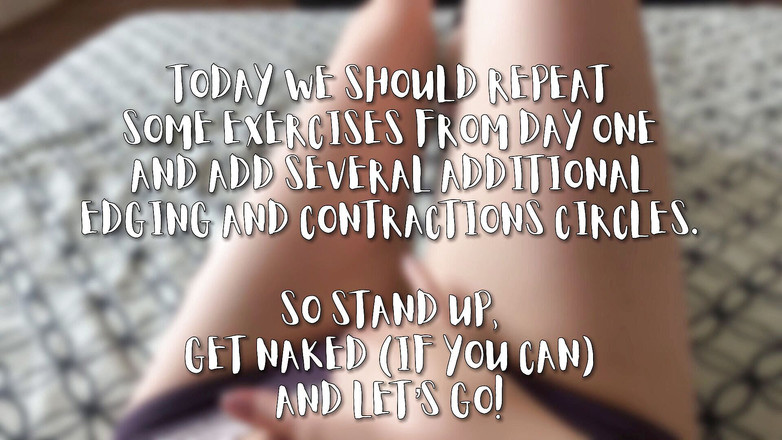 JuliaJOI: Paja con ejercicios de Kegel - día # 2