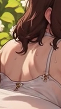 Waifu Garden Lady POV Full Vid - Panties Aside Penetration & Bench Close-up Fucking