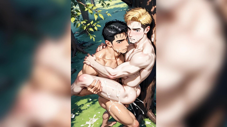 Bosss: Rebocado homem fodendo ao ar livre