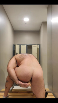 Stuffing Ass with Dildo