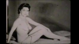 Tempat porno erotis hitam dan putih vintage (film lengkap)