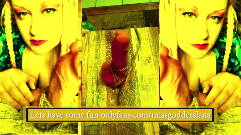 Campsissyboi: Tied up Cock and Balls JOI with Ball Punching Enhanced