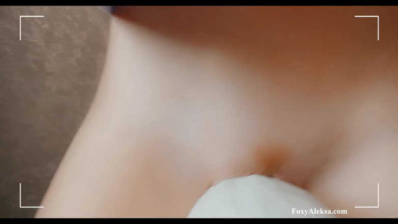 FoxyAleksa: Petite pussy pillow humping. Cute girl want sex