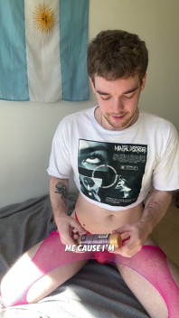 Cute Femboy in Fishnets Fucks His Bubble Butt and Moans - 4/30 Days Anal Challenge
